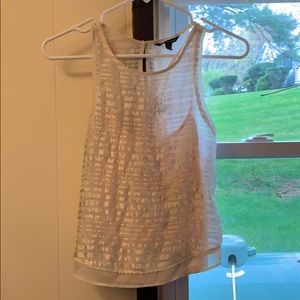 American eagle outfitters tank w pink underlay